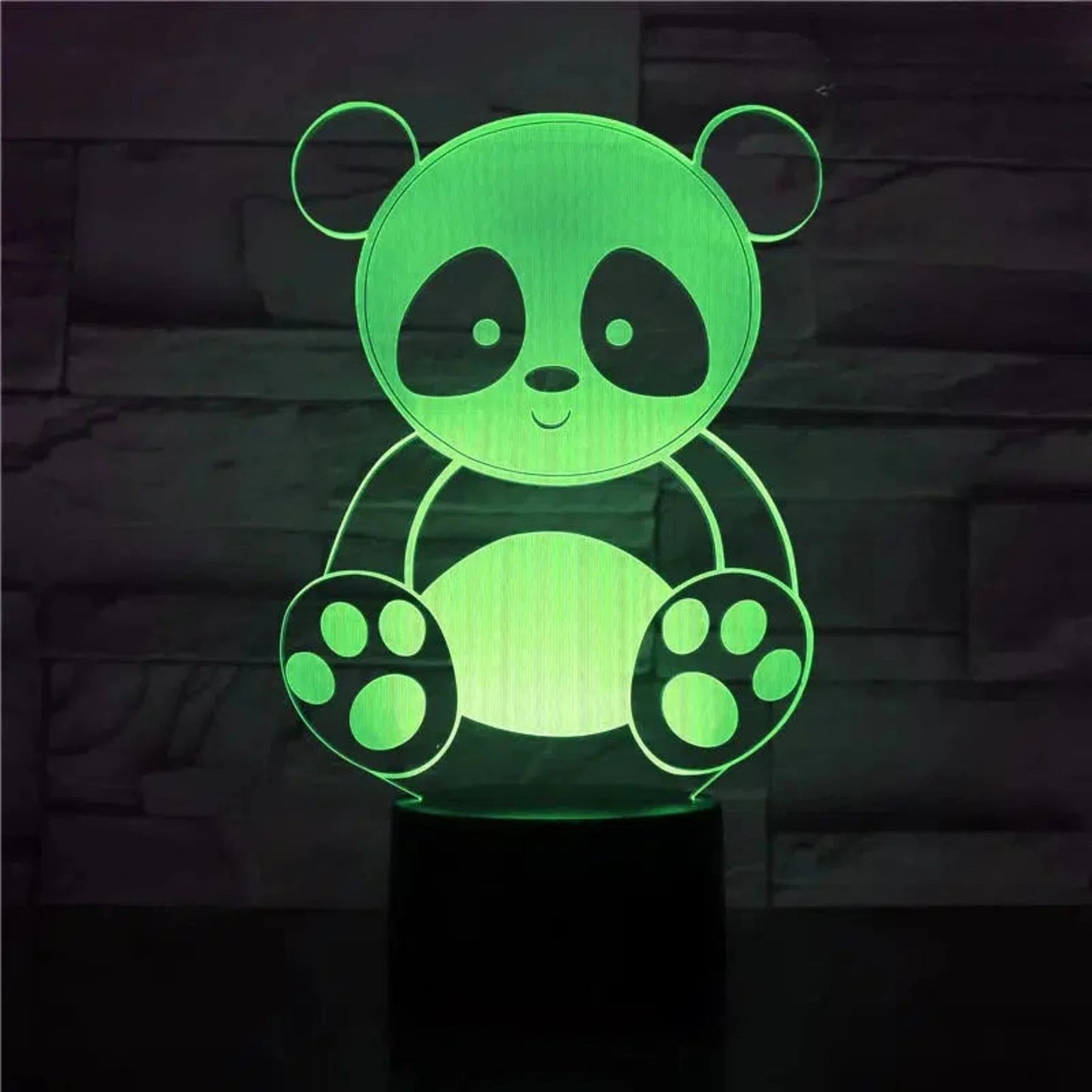 3D LED Nachtlicht Panda – Bezaubernde Schlummerleuchte fürs Kinderzimmer - Nachtlicht Kinder