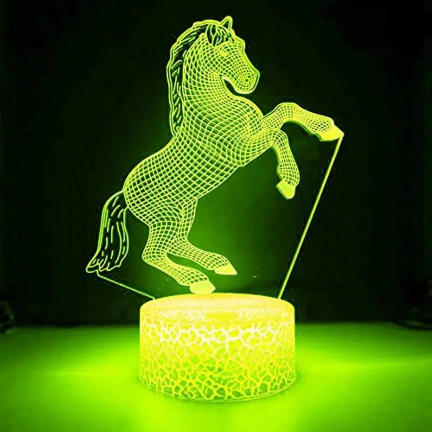 3D LED Nachtlicht Pferd – Magische Schlummerleuchte für Kinder - Nachtlicht Kinder