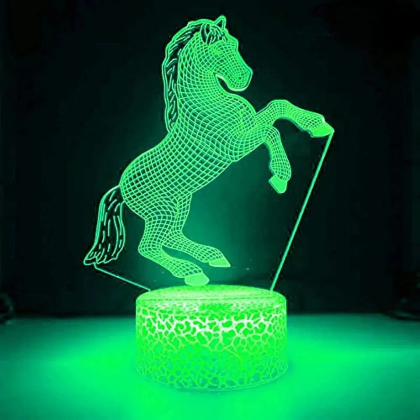 3D LED Nachtlicht Pferd – Magische Schlummerleuchte für Kinder - Nachtlicht Kinder