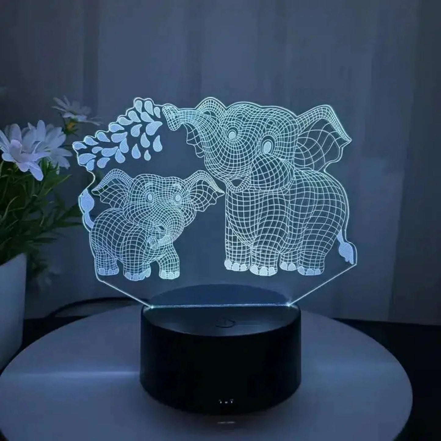 3D Nachtlicht Elefant mit Touch - Funktion für Kinder - Nachtlicht Kinder