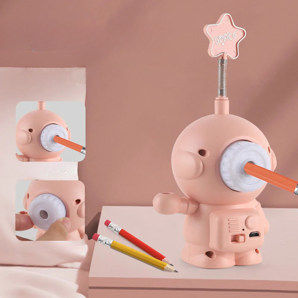 Astronaut Nachtlicht - LED Schreibtischlampe mit Stiftehalter - Nachtlicht Kinder
