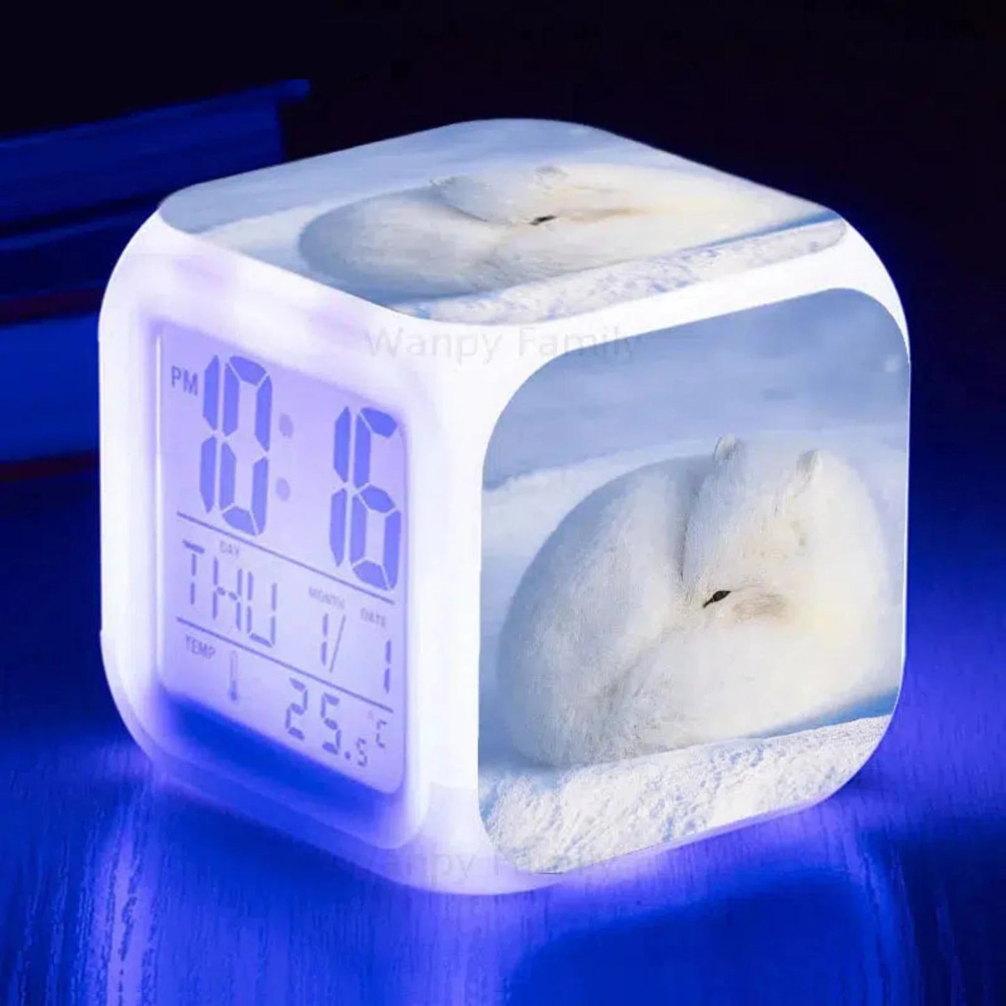 Fuchs Wecker mit Nachtlicht: Digitaler LED - Wecker für Kinder - Nachtlicht Kinder