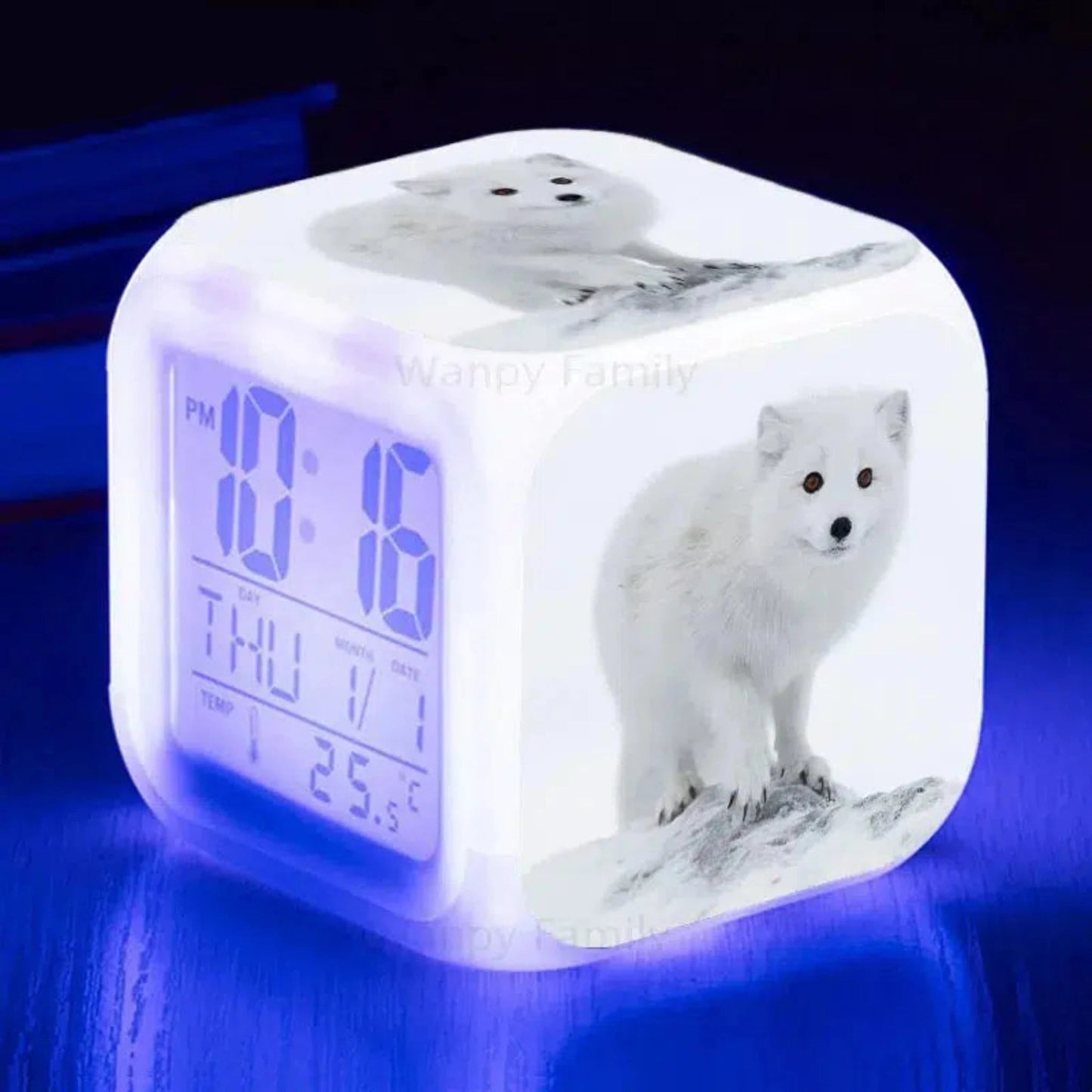Fuchs Wecker mit Nachtlicht: Digitaler LED - Wecker für Kinder - Nachtlicht Kinder
