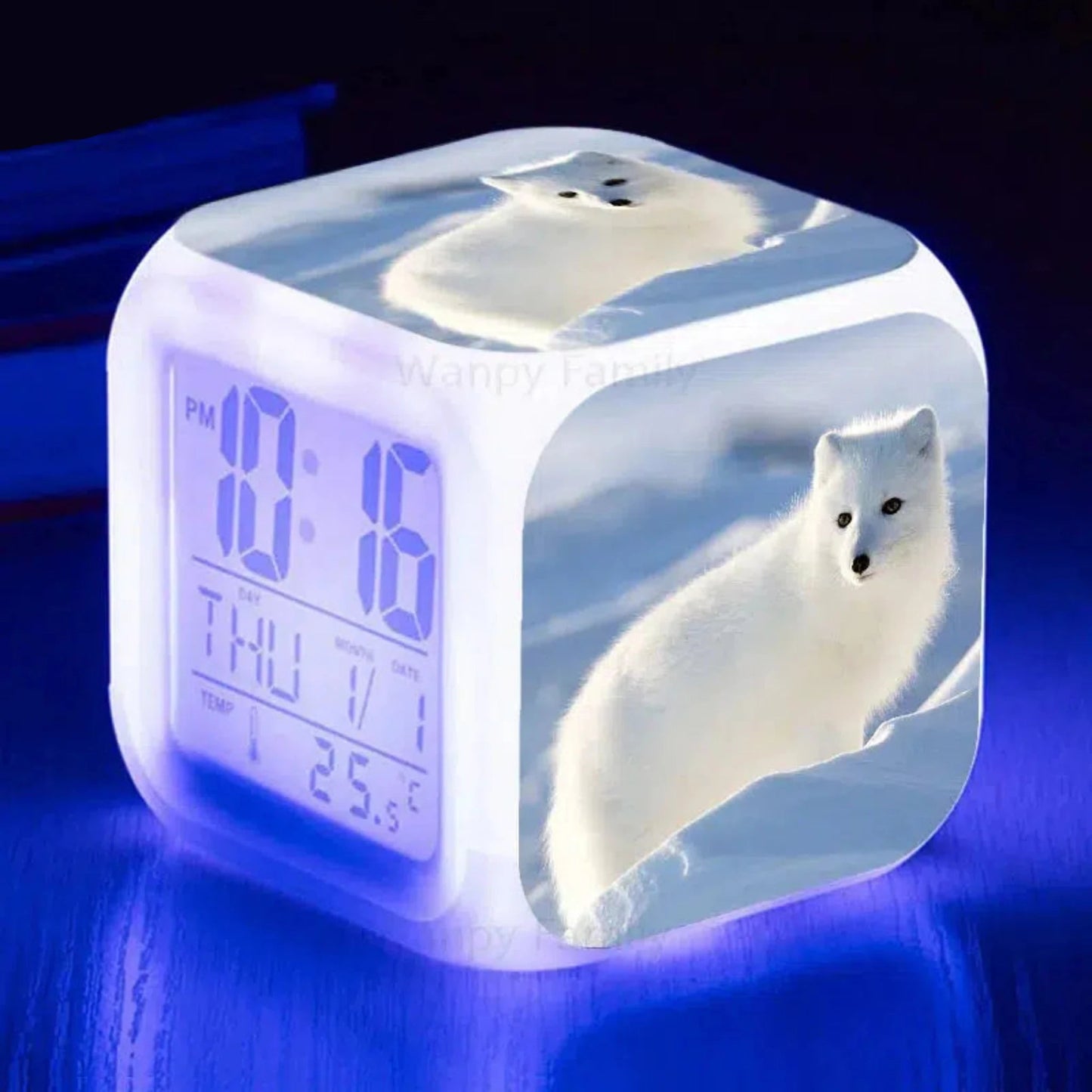 Fuchs Wecker mit Nachtlicht: Digitaler LED - Wecker für Kinder - Nachtlicht Kinder