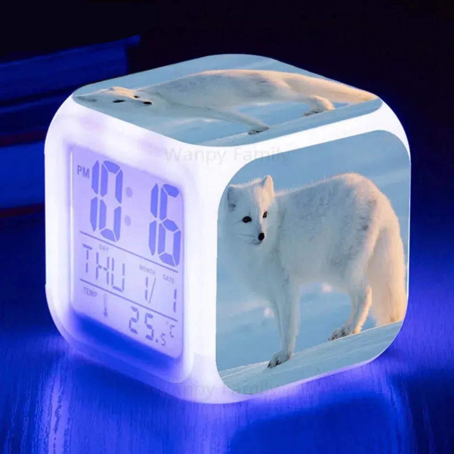 Fuchs Wecker mit Nachtlicht: Digitaler LED - Wecker für Kinder - Nachtlicht Kinder