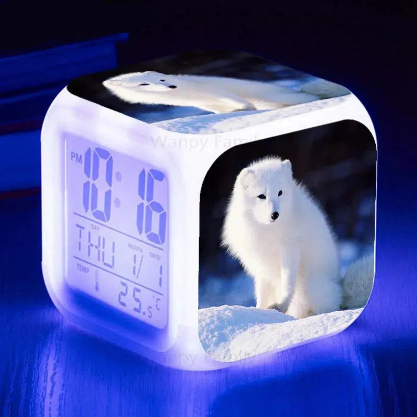 Fuchs Wecker mit Nachtlicht: Digitaler LED - Wecker für Kinder - Nachtlicht Kinder