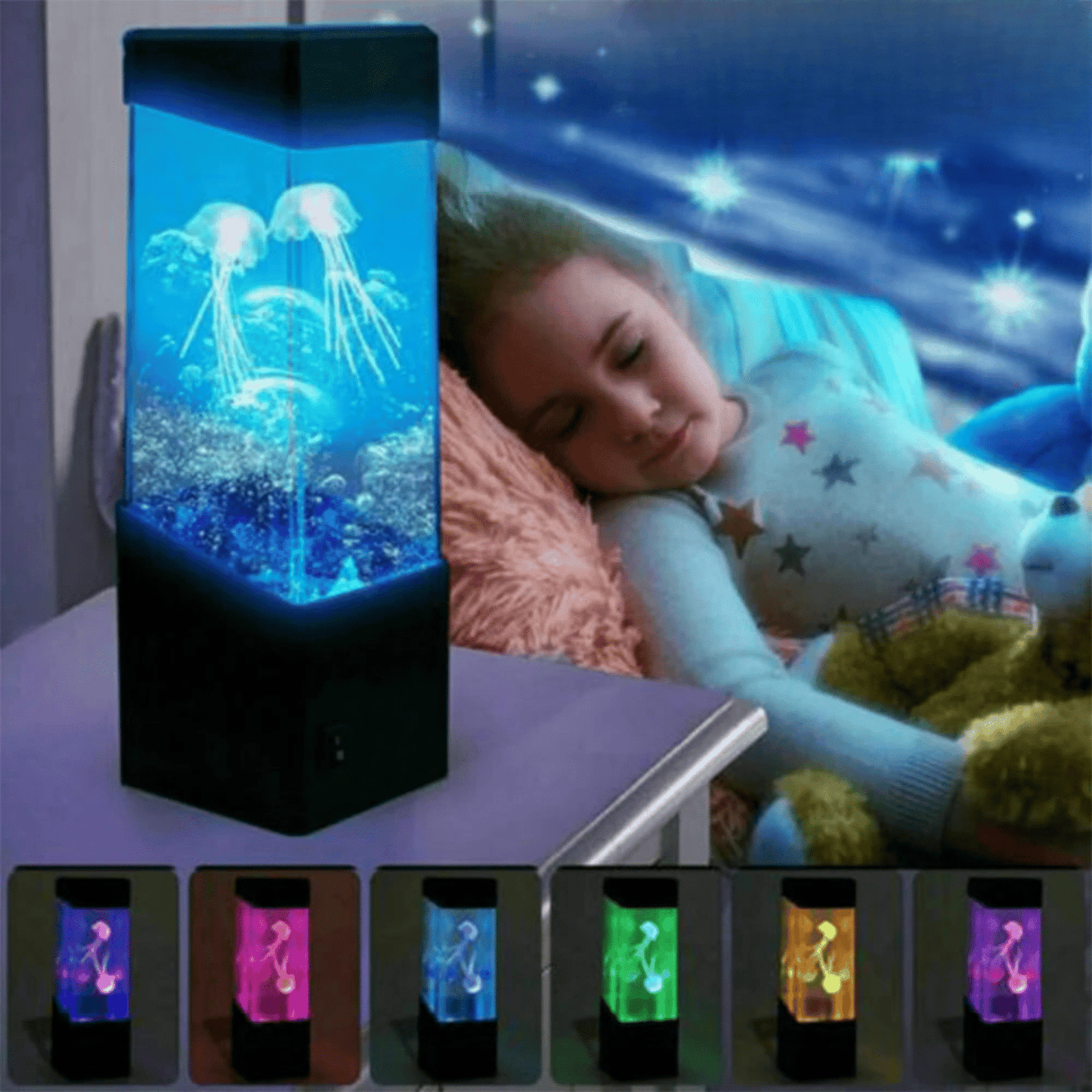 LED Nachtlicht Medusa – Faszinierende Schlummerleuchte für Kinder - Nachtlicht Kinder