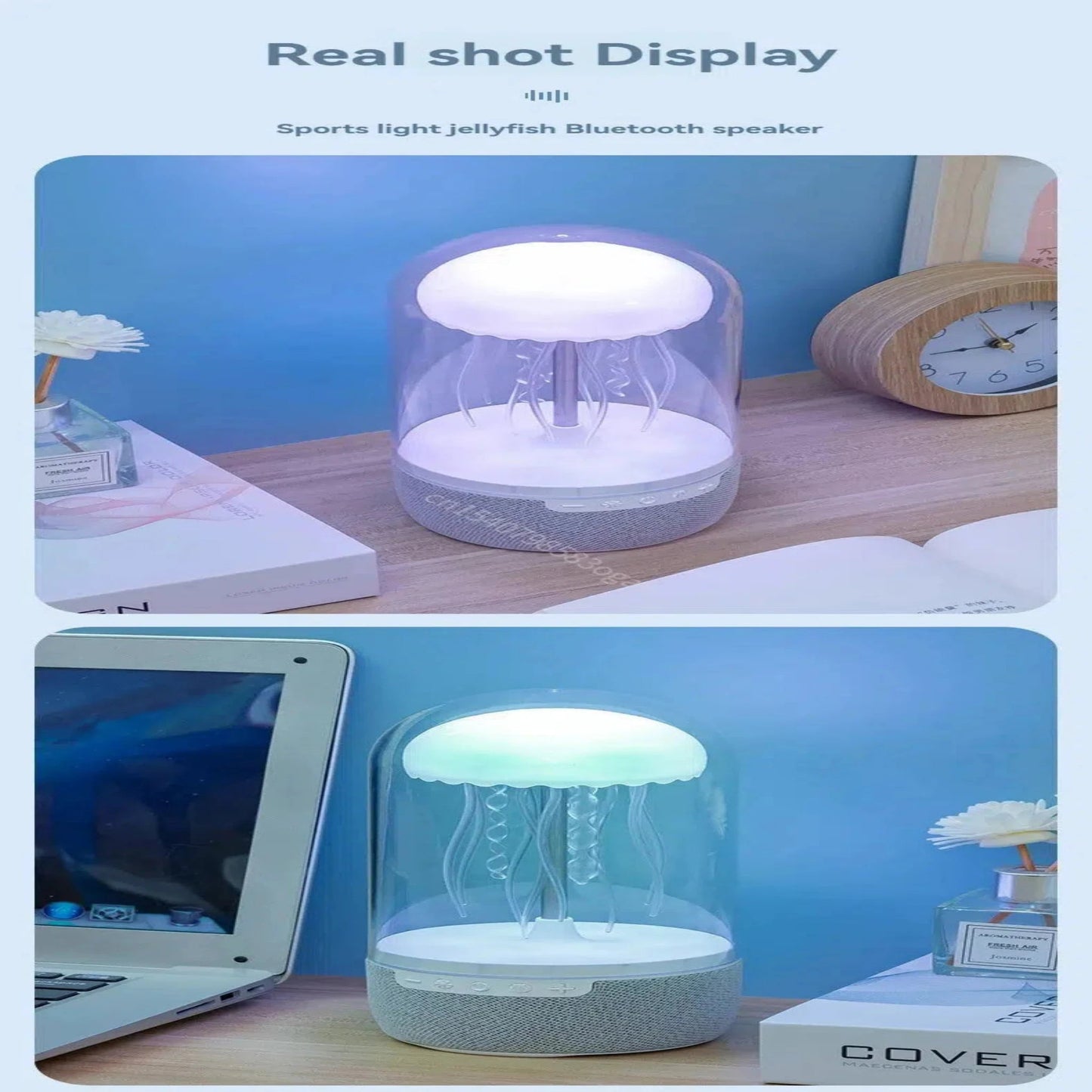 LED Nachtlicht Medusa mit Bluetooth – Magische Schlummerleuchte für Kinder - Nachtlicht Kinder