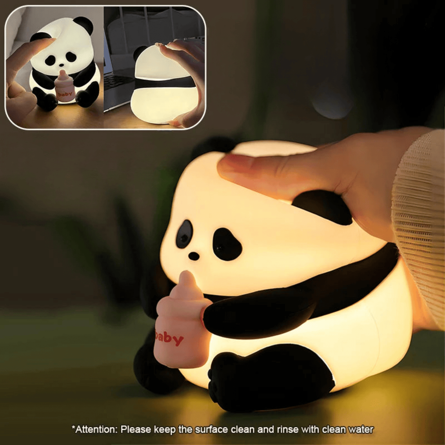 LED Nachtlicht Panda – Beruhigende Schlummerleuchte für Kinder - Nachtlicht Kinder