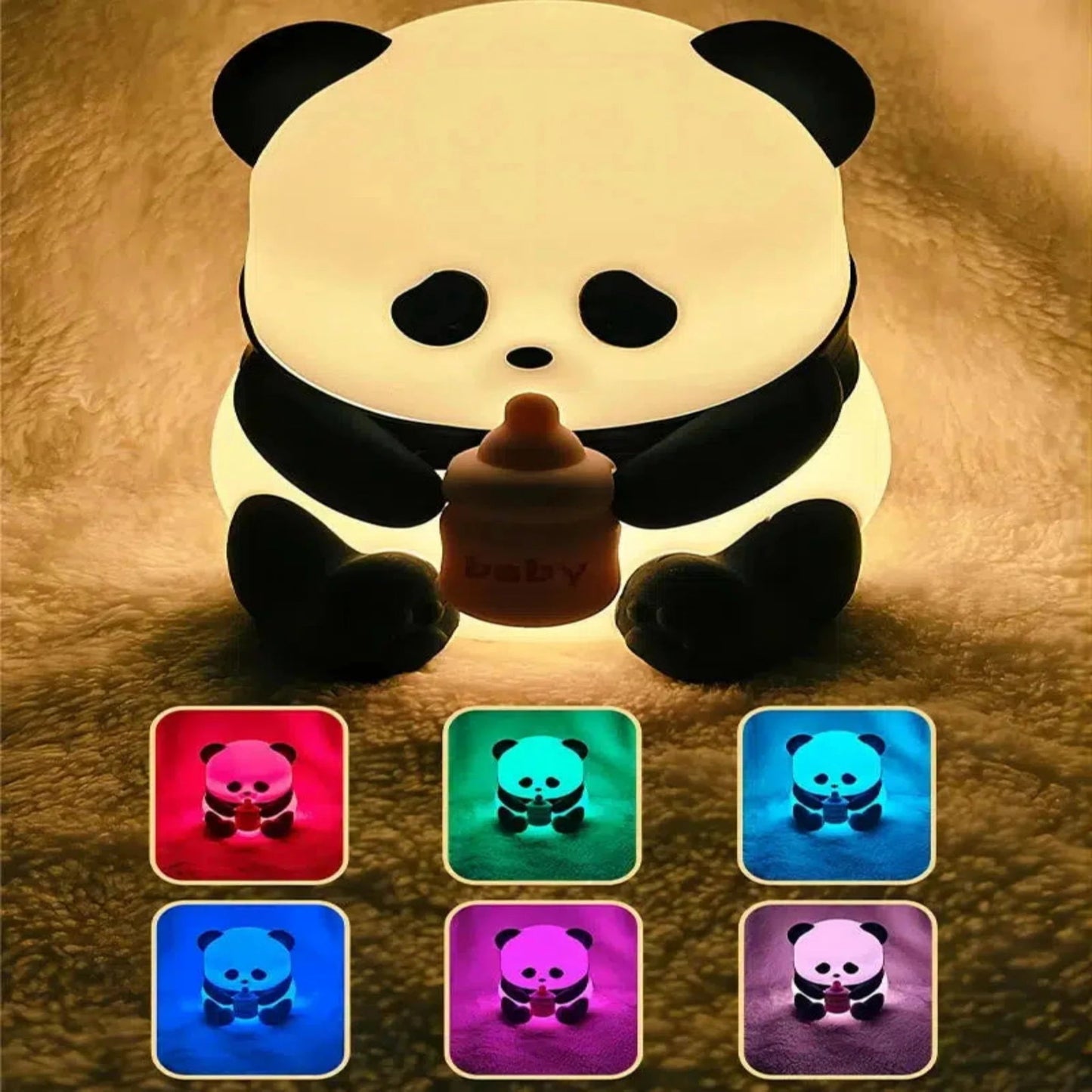 LED Nachtlicht Panda – Beruhigende Schlummerleuchte für Kinder - Nachtlicht Kinder