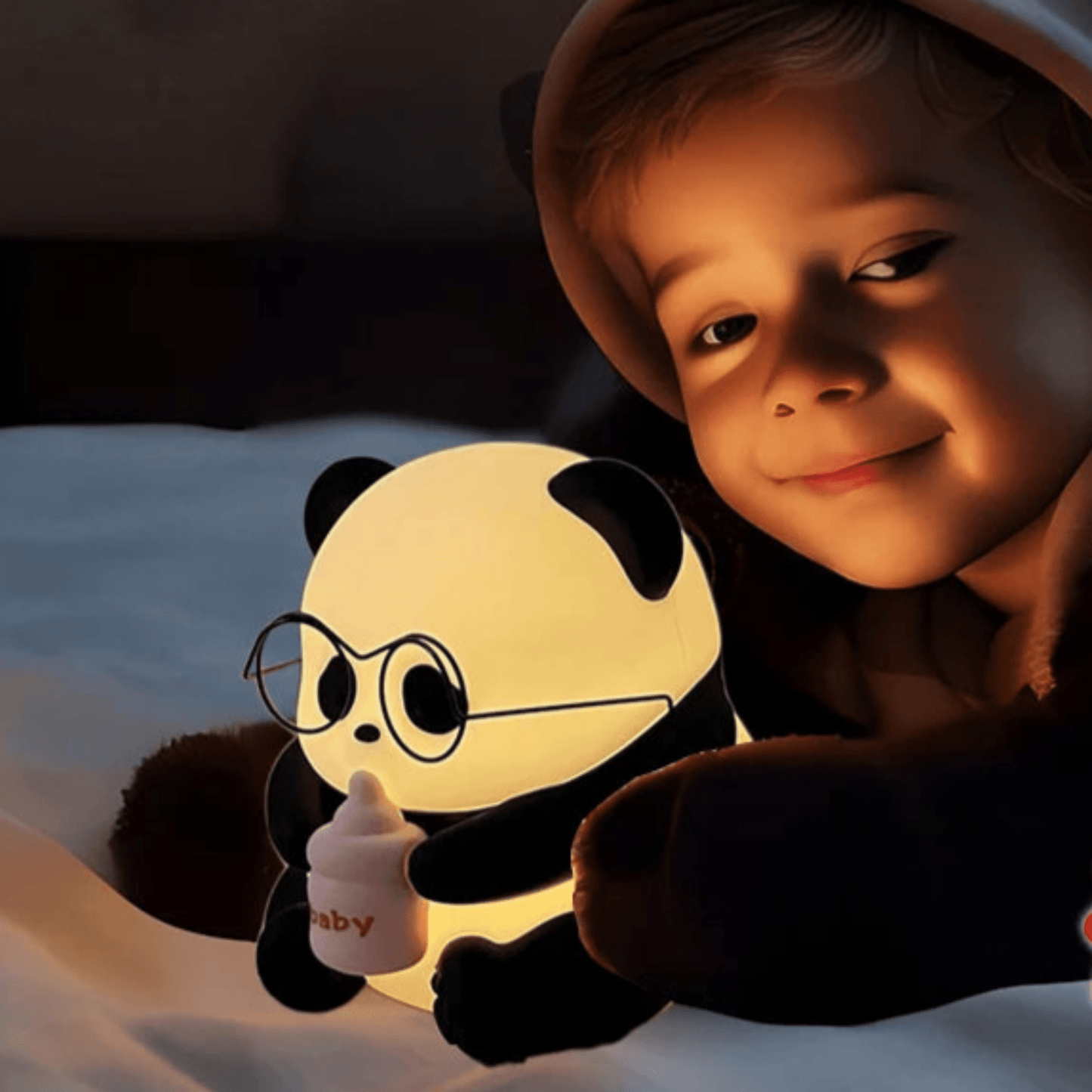 LED Nachtlicht Panda – Beruhigende Schlummerleuchte für Kinder - Nachtlicht Kinder