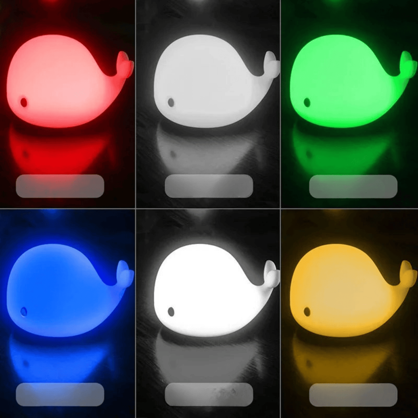 LED Nachtlicht Wal – Charmante Schlummerleuchte für das Kinderzimmer - Nachtlicht Kinder