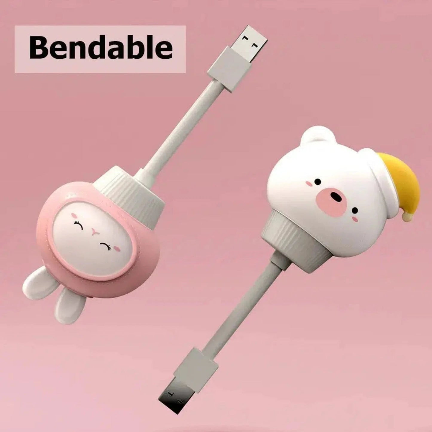 Nachtlicht Bär LED mit USB und Steckdose, Fernbedienung für das Kinderzimmer - Nachtlicht Kinder