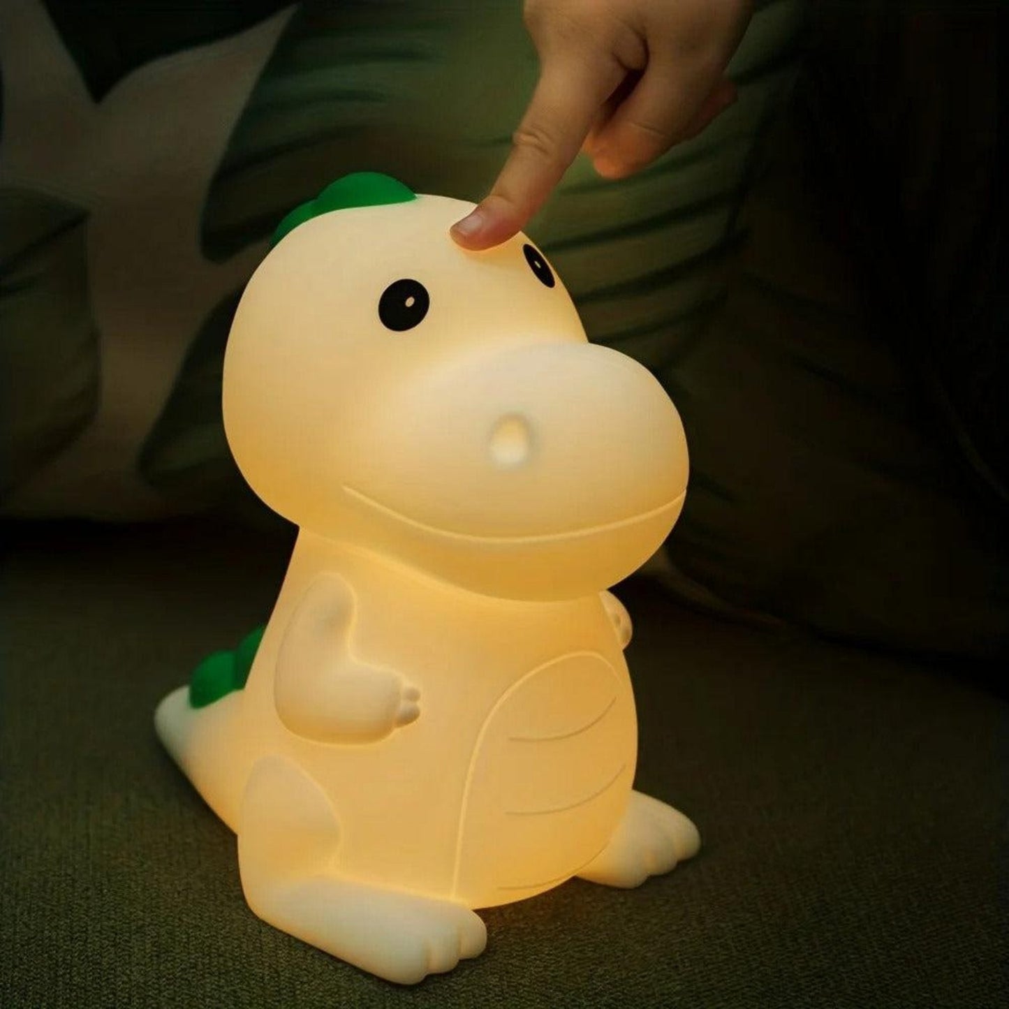 Nachtlicht Dino mit Farbwechsel und Batterie - Nachtlicht Kinder