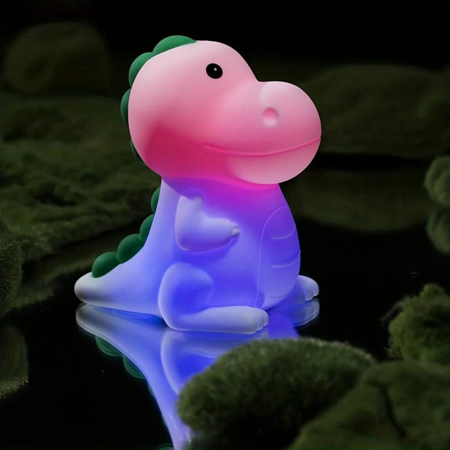 Nachtlicht Dino mit Farbwechsel und Batterie - Nachtlicht Kinder
