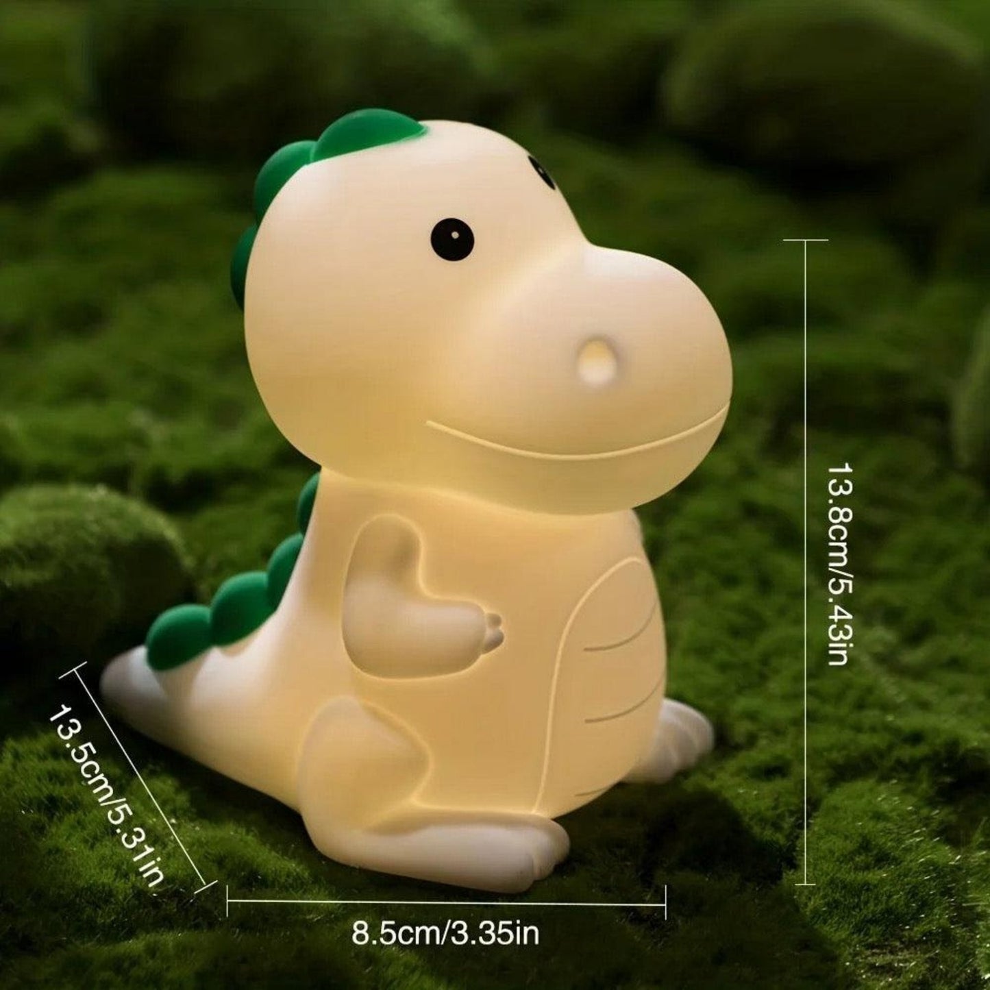 Nachtlicht Dino mit Farbwechsel und Batterie - Nachtlicht Kinder
