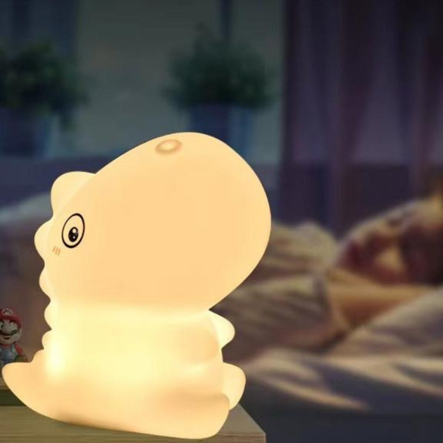 Nachtlicht Dino mit Fernbedienung und LED - Farbwechsel - Nachtlicht Kinder