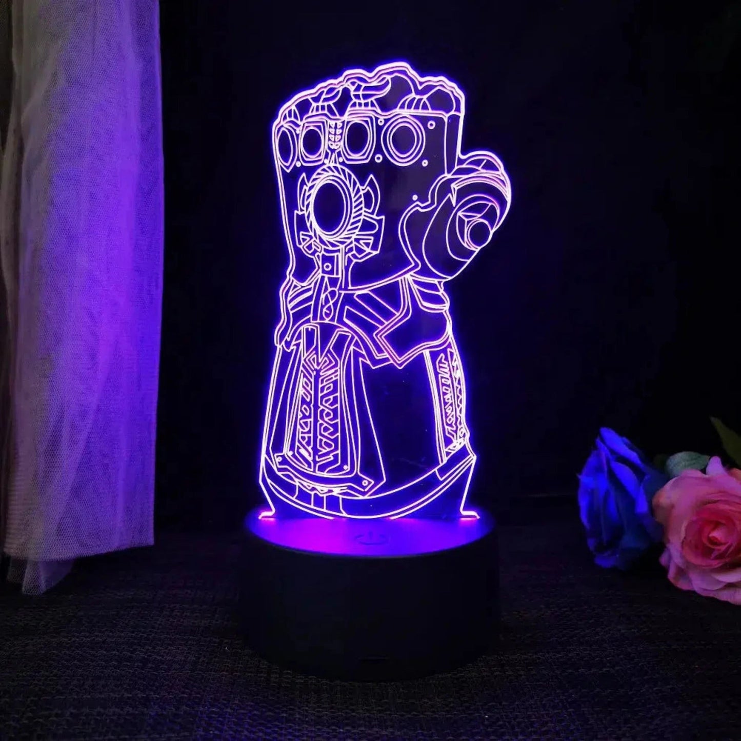 Nachtlicht Disney - Spiderman 3D LED Lampe mit Farbwechsel - Nachtlicht Kinder