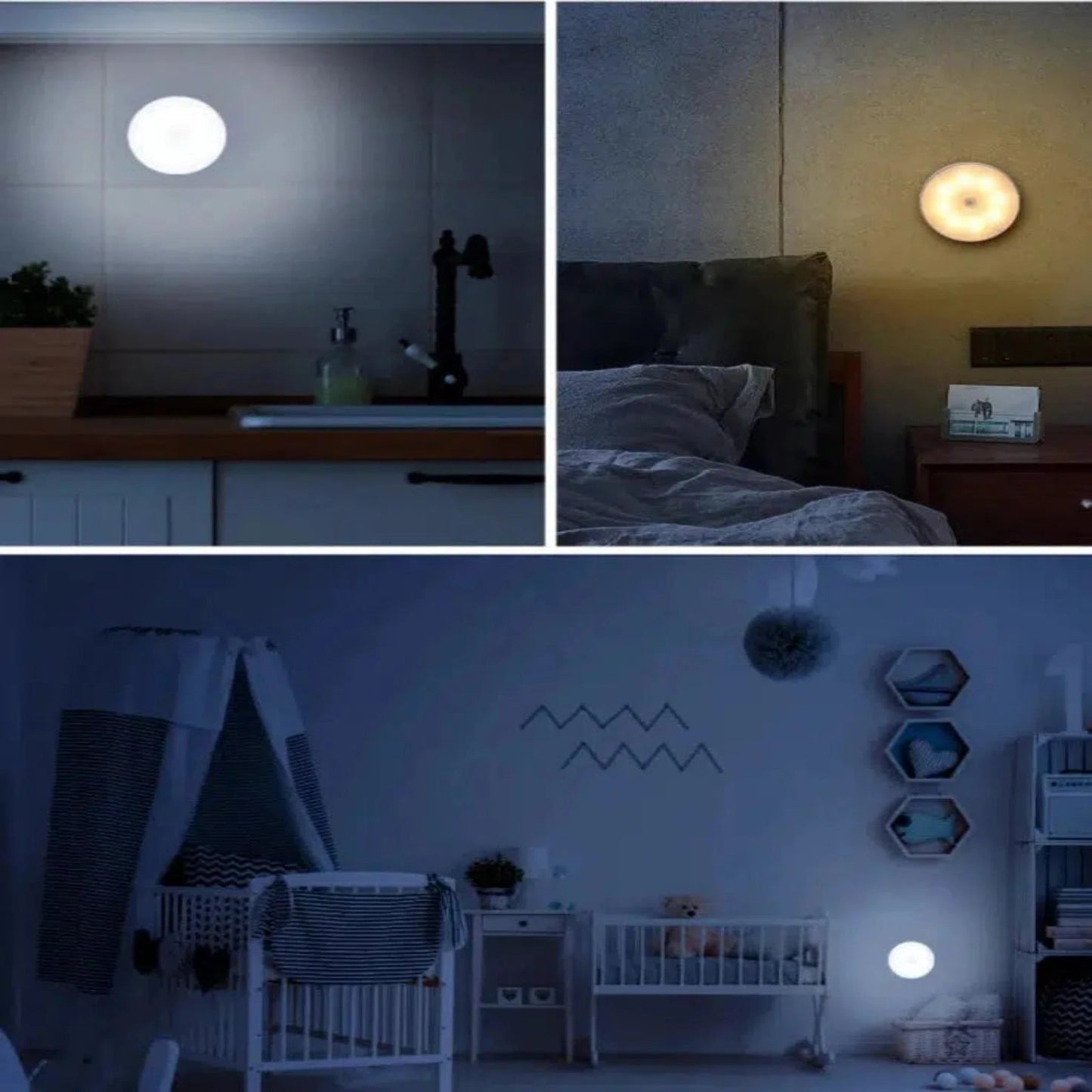 Nachtlicht mit Bewegungsmelder LED Farbwechsel Magnetisch - Nachtlicht Kinder