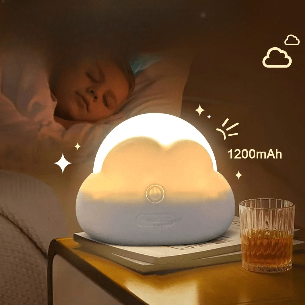 Nachtlicht Wolke Mini LED mit USB - Stilllicht - Nachtlicht Kinder