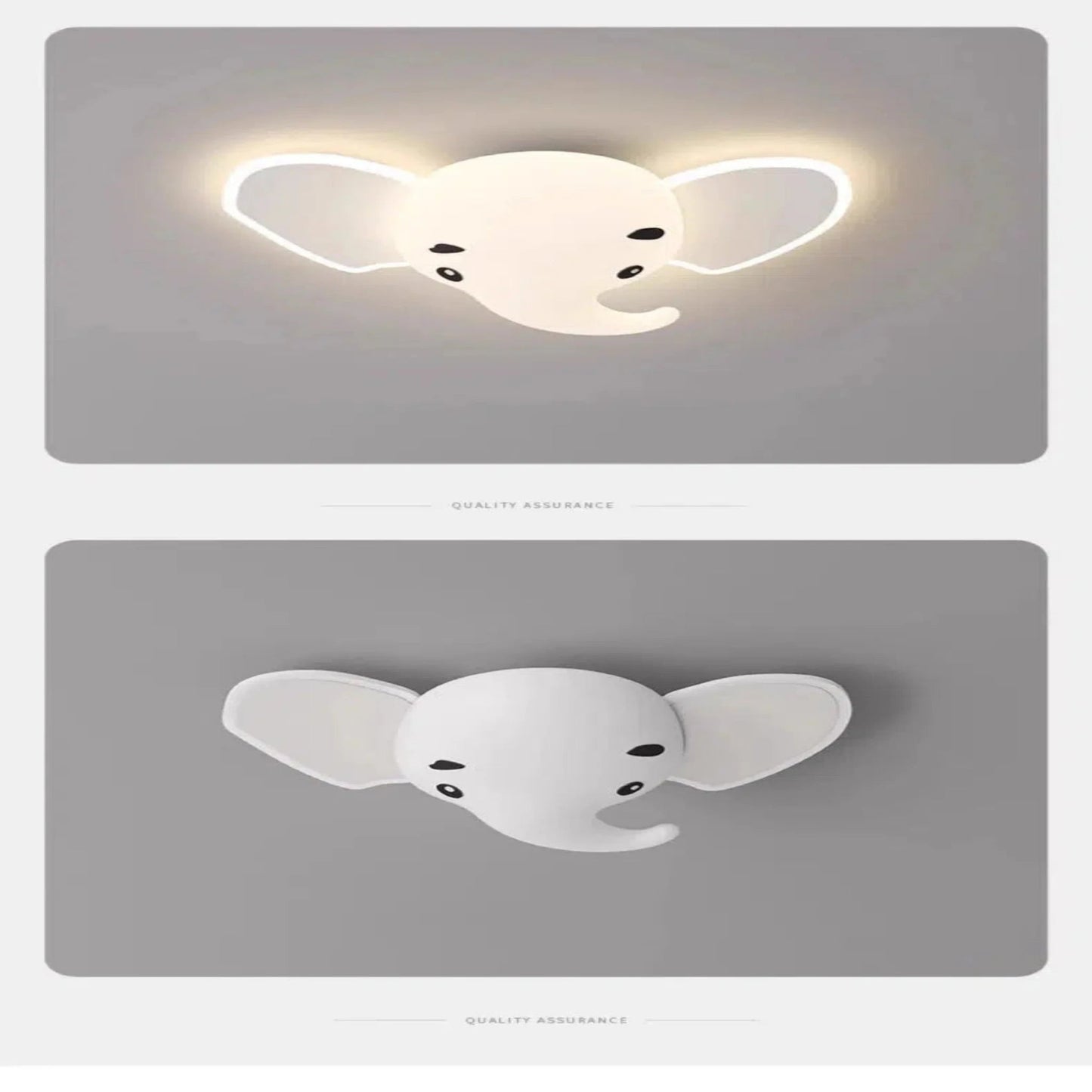 Niedliche Elefanten - Deckenlampe als Nachtlicht für Kinder - Nachtlicht Kinder