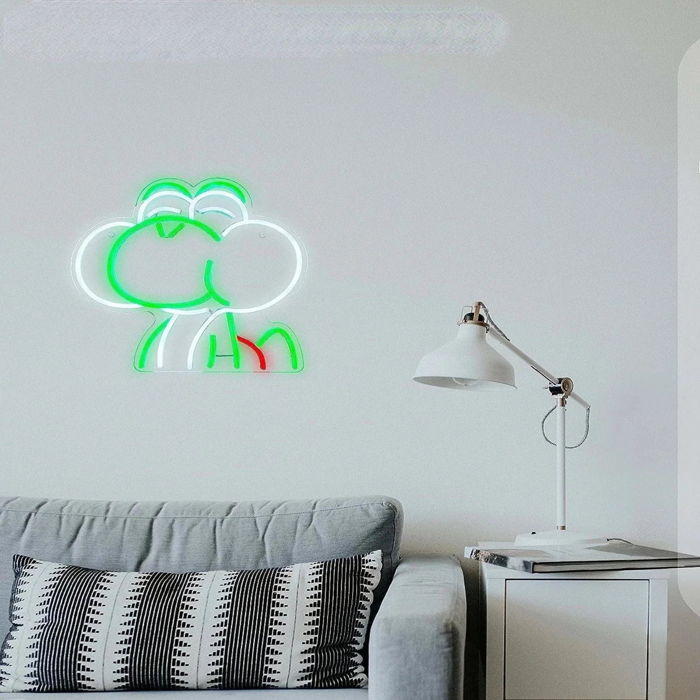 Niedliches Dino Nachtlicht als Wandlampe für Kinderzimmer - Nachtlicht Kinder