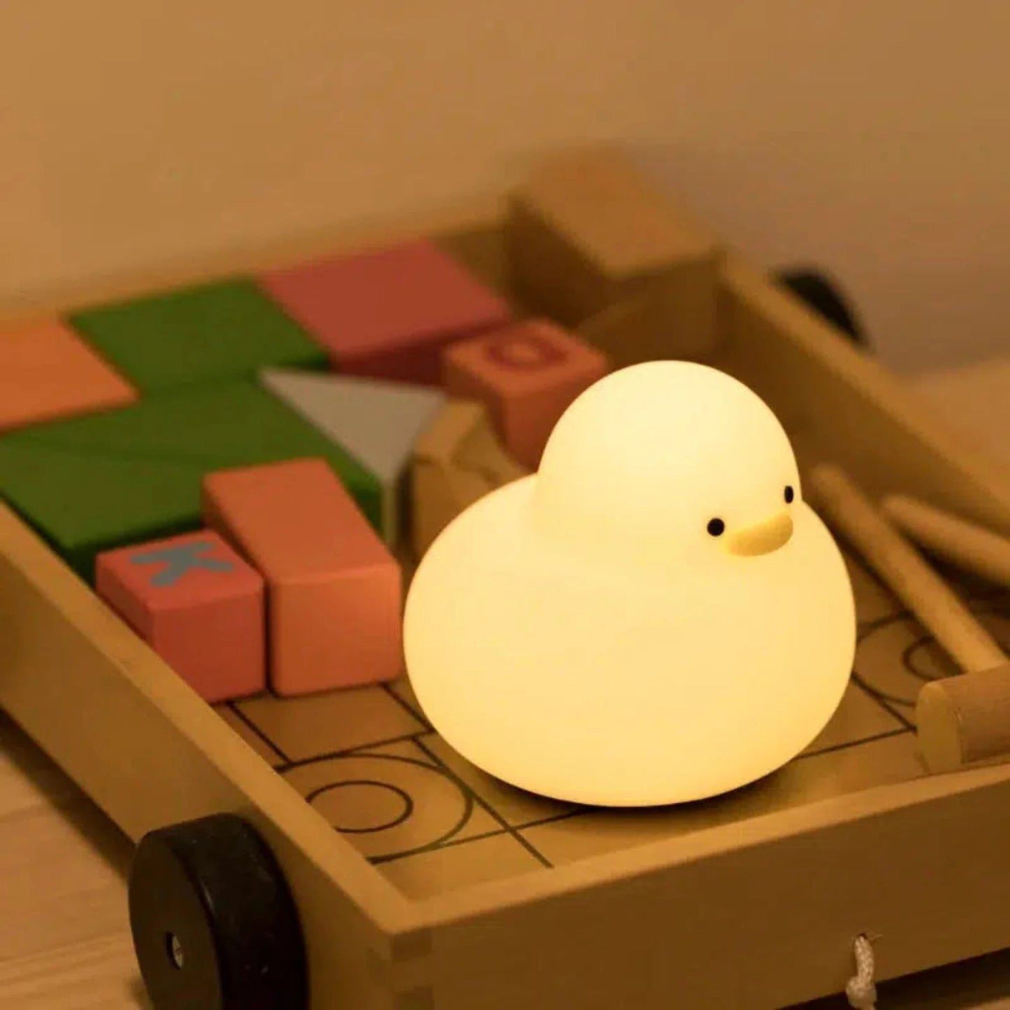 Niedliches Enten - Nachtlicht: LED - Lampe mit Touchsteuerung für Kinder - Nachtlicht Kinder