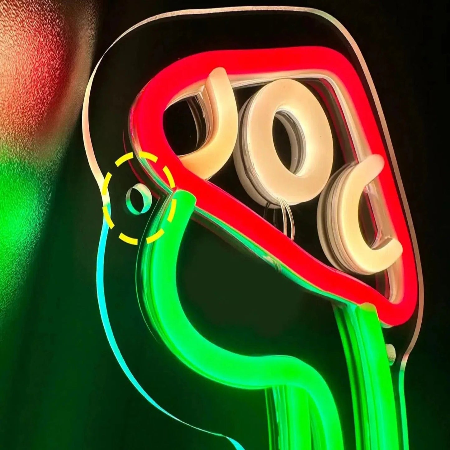 Niedliches Neon Wand - Nachtlicht Dino für Kinder - Nachtlicht Kinder