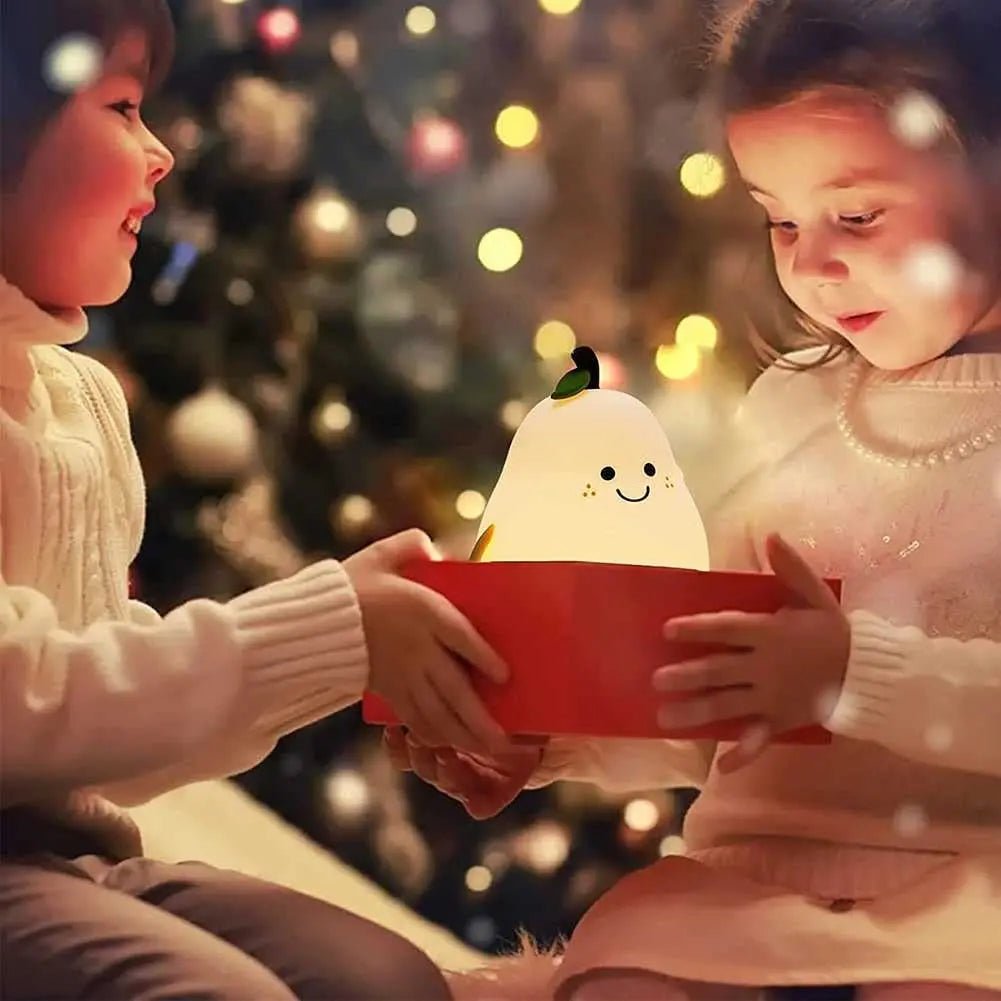 Stilllicht beruhigendes "Süße Birne" - Nachtlicht Kinder