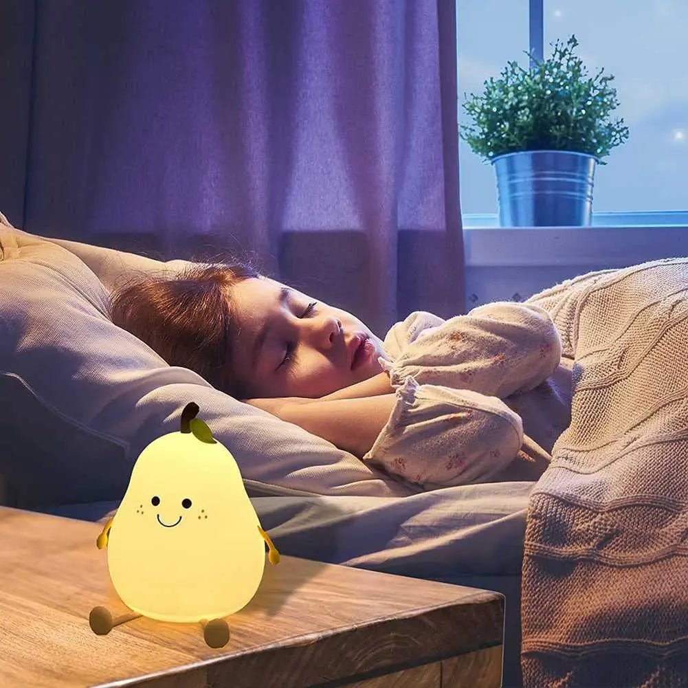 Stilllicht beruhigendes "Süße Birne" - Nachtlicht Kinder