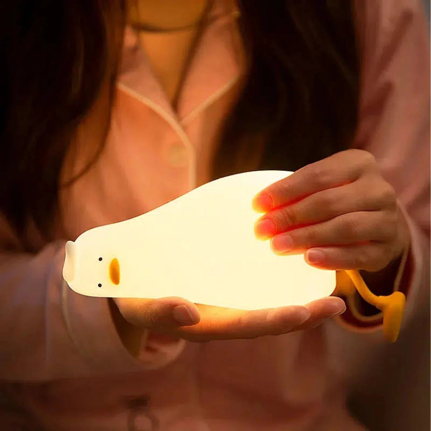 Süße Enten - Nachtlampe aus Silikon für Kinder - Nachtlicht Kinder