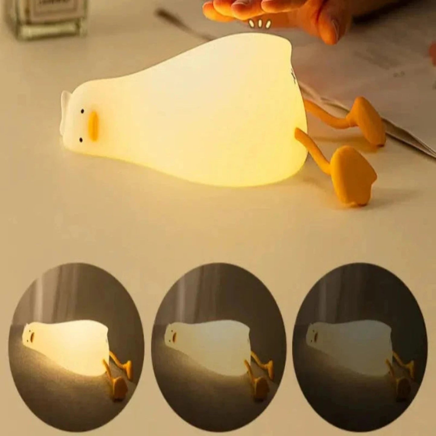 Süße Enten - Nachtlampe aus Silikon für Kinder - Nachtlicht Kinder