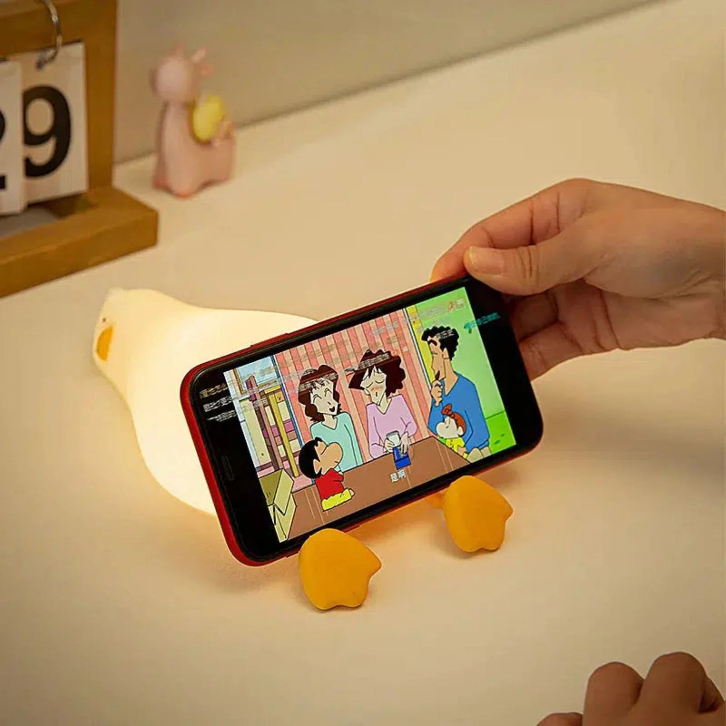 Süße Enten - Nachtlampe aus Silikon für Kinder - Nachtlicht Kinder