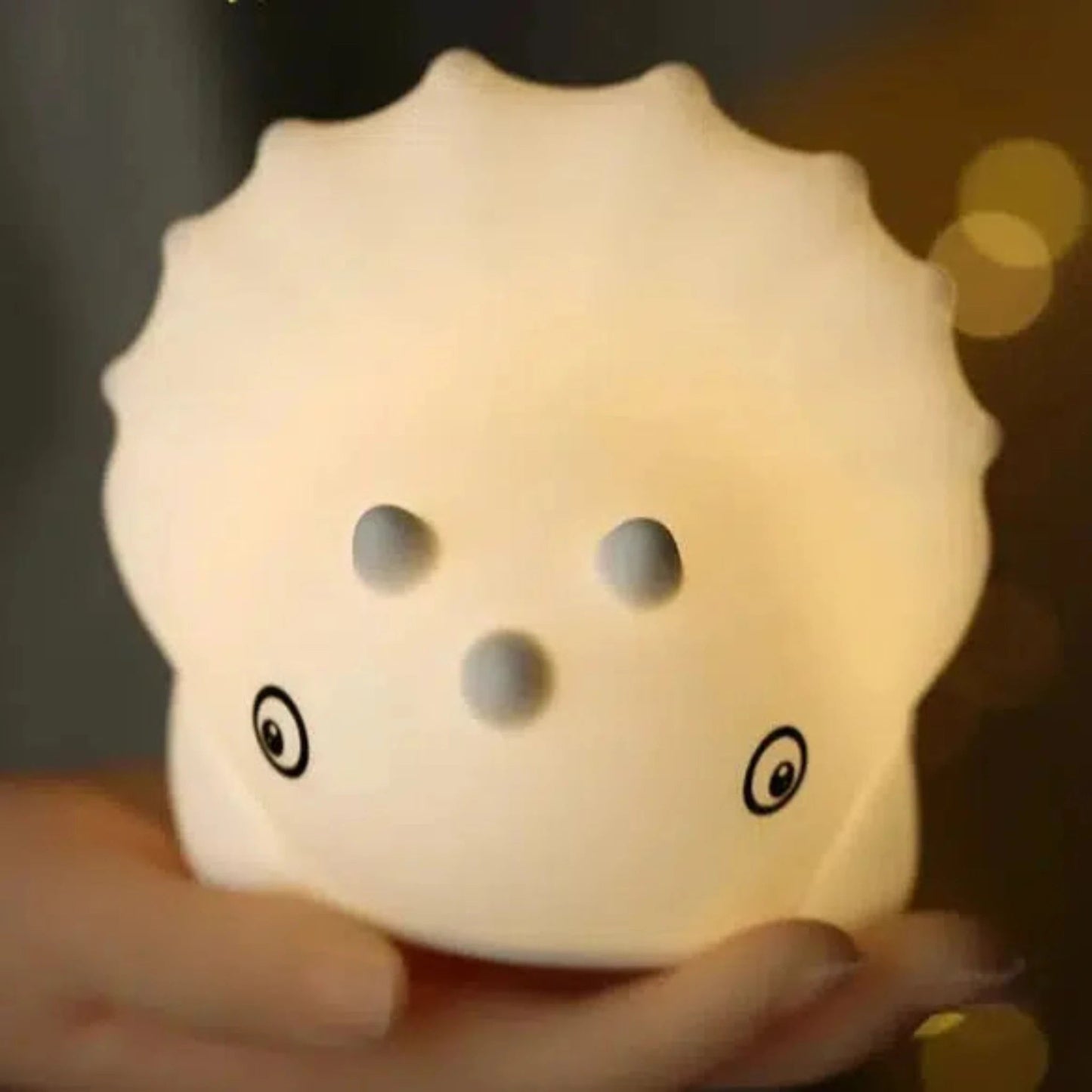 Süßes Nachtlicht Dino aus weichem Silikon mit Touch - Sensor - Nachtlicht Kinder