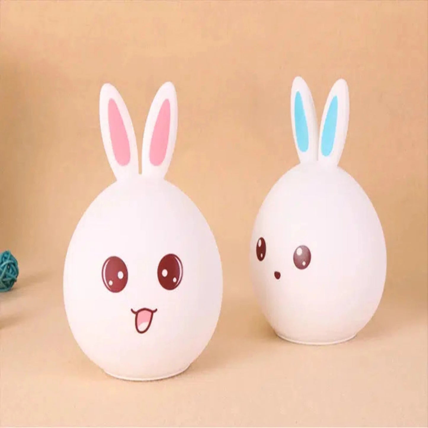 Süßes Nachtlicht Hase mit Touch - Funktion für Kinder - Nachtlicht Kinder