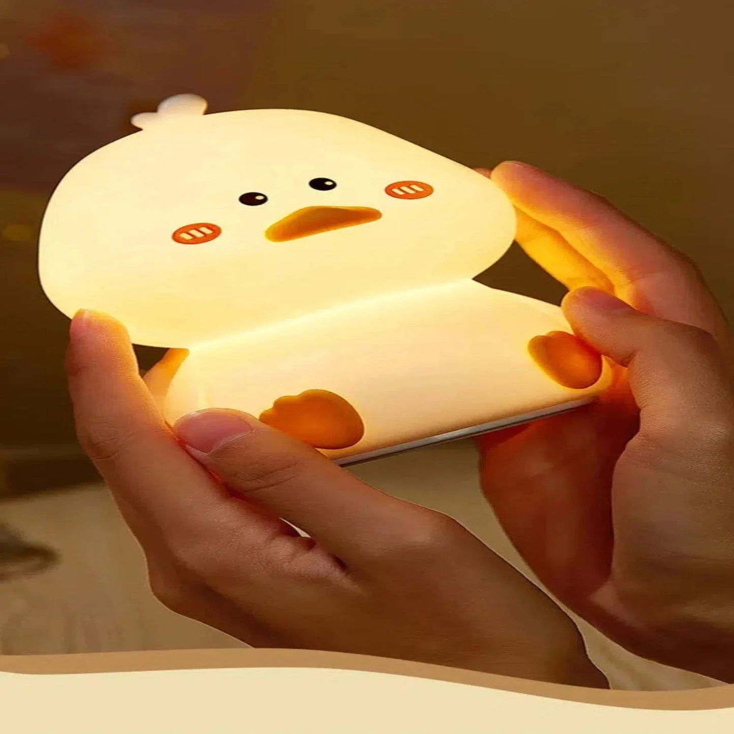 Weiches Silikon - Enten - Nachtlicht: LED - Lampe mit Farbwechsel für Kinder - Nachtlicht Kinder
