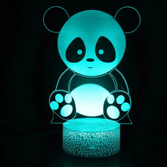 3D LED Nachtlicht Panda – Bezaubernde Schlummerleuchte fürs Kinderzimmer-Nachtlicht-Ma boutique