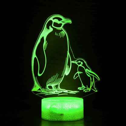 3D LED Nachtlicht Pinguin – Kreative Schlummerleuchte für Kinder - Nachtlicht Kinder