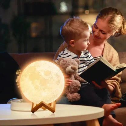 LED Nachtlicht Mond – 3D Mondlampe für Kinder mit Touch-Steuerung-Nachtlicht-Ma boutique