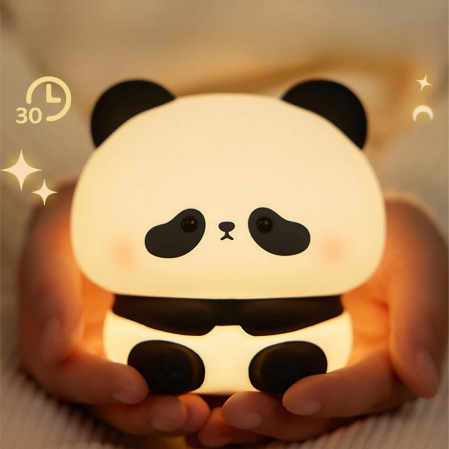 LED Nachtlicht Panda – Niedliche Silikonlampe mit Touch-Steuerung und Timer-Nachtlicht-Ma boutique