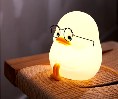 Lustige Enten-Nachtlichter: Flach oder Weinend - LED-Schlummerlampen für Kinder-Nachtlicht-Ma boutique