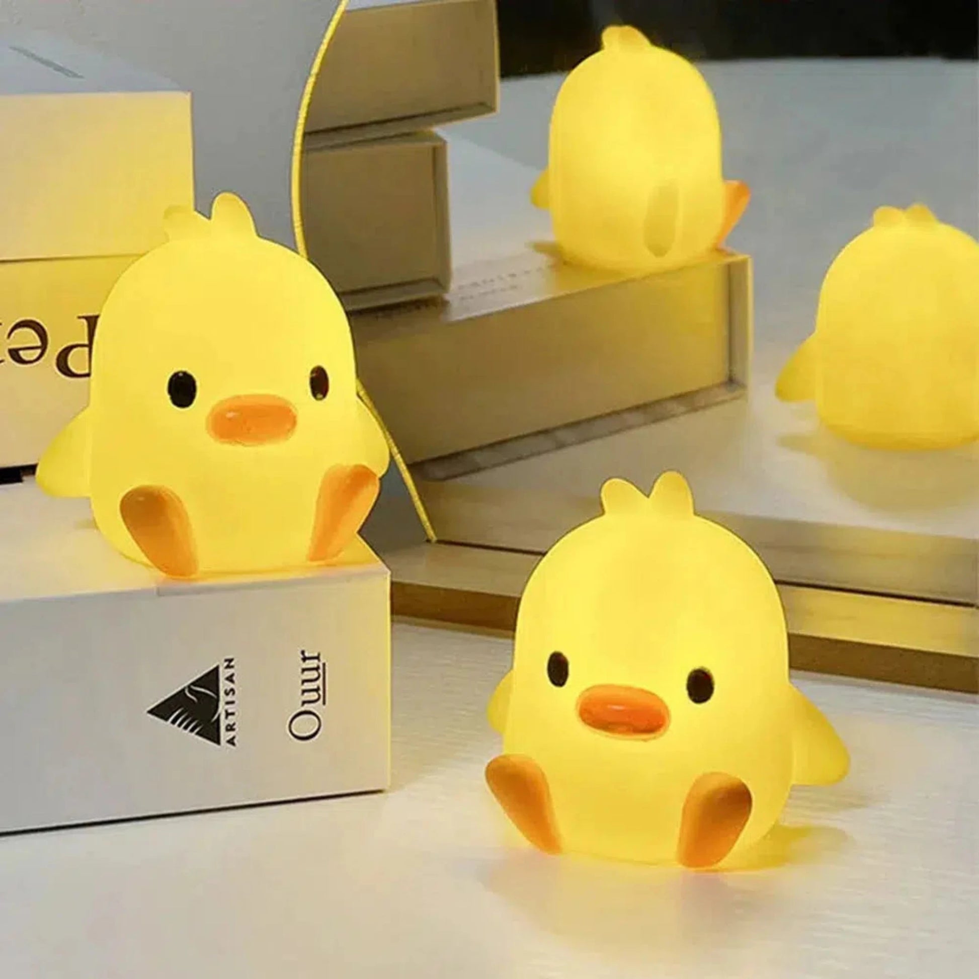 Mini Ente-Küken Nachtlicht LED für Kinder: Süße Schlummerhilfe fürs Kinderzimmer-Nachtlicht-Ma boutique