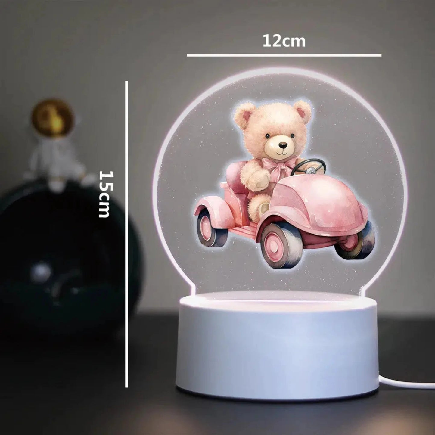 Nachtlicht Bär 3D LED mit Farbwechsel – perfektes Geschenk für Kinder-Nachtlicht-Ma boutique