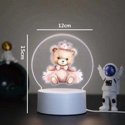 Nachtlicht Bär 3D LED mit Farbwechsel – perfektes Geschenk für Kinder-Nachtlicht-Ma boutique