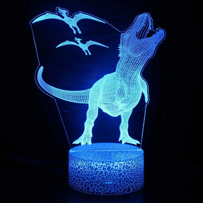 Nachtlicht Dino mit 3D-Effekt und Farbwechsel-Nachtlicht-Ma boutique