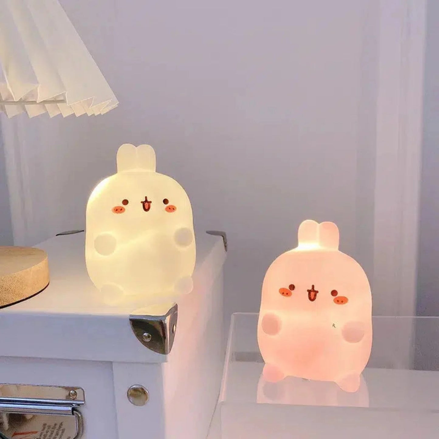 Nachtlicht Hase LED Lampe für gemütliches Kinderzimmer-Nachtlicht-Ma boutique