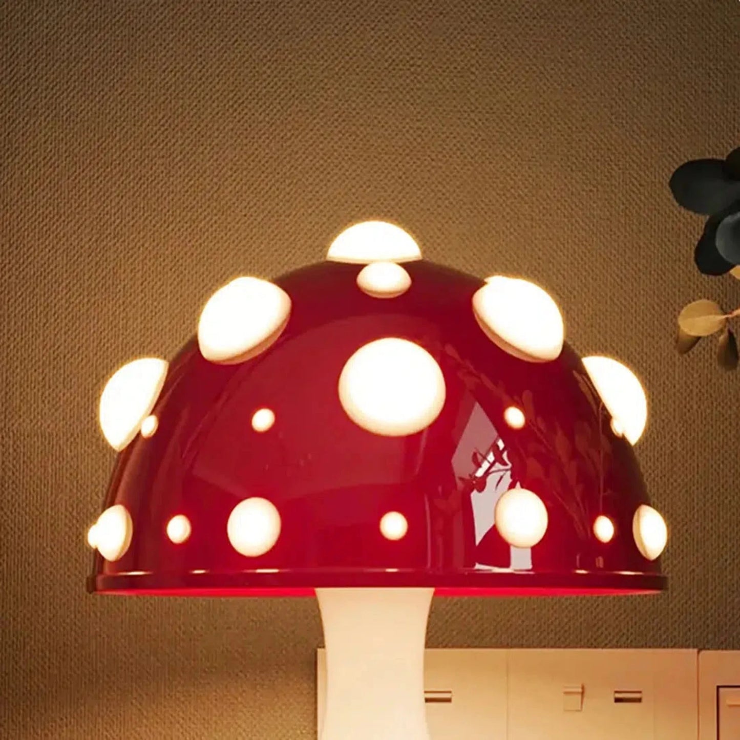 Nachtlicht Pilz – Elegante Amanita Tischlampe mit LED für Kinderzimmer-Nachtlicht-Ma boutique