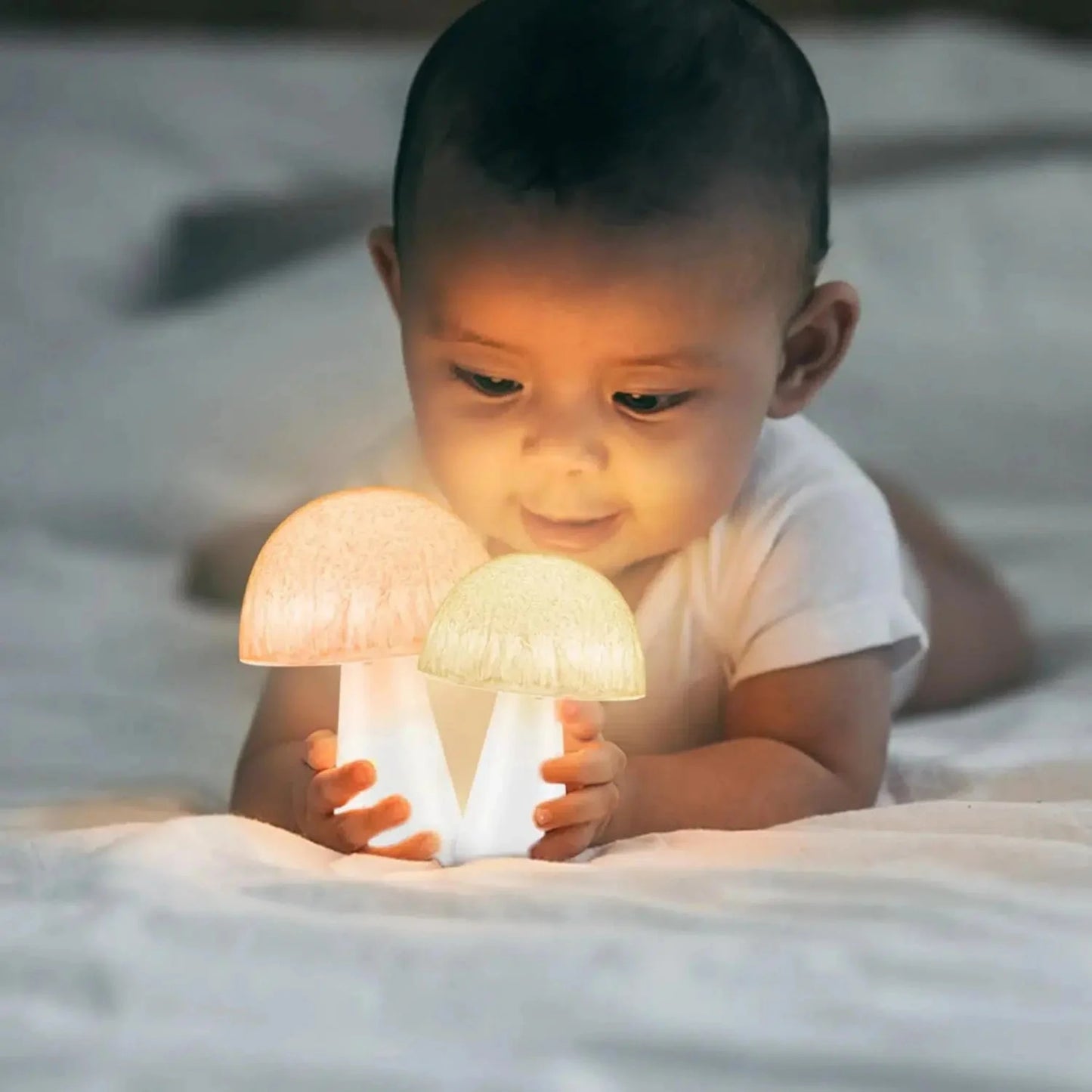 Nachtlicht Pilz – LED Tischlampe mit Fernbedienung für Kinderzimmer-Nachtlicht-Ma boutique