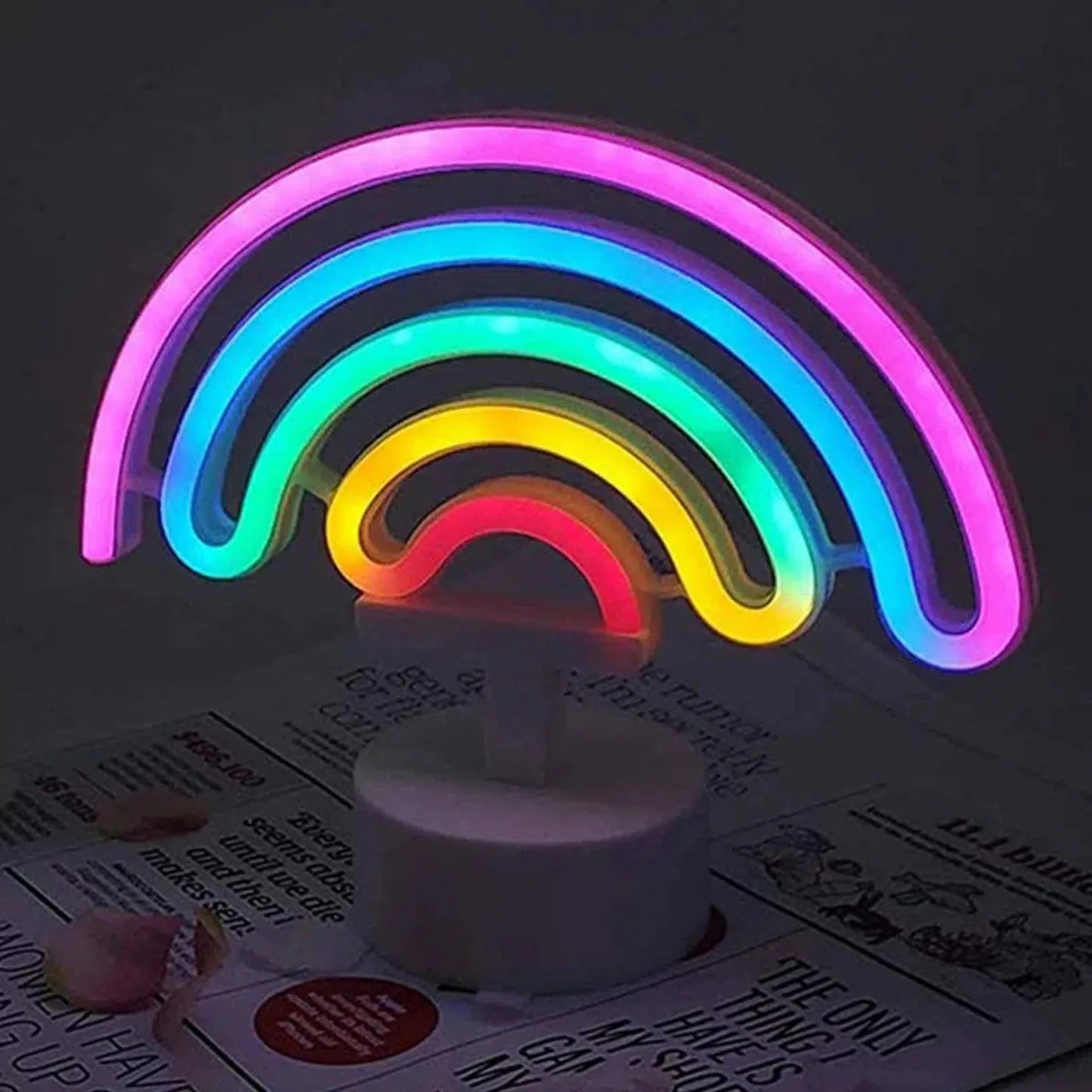 Nachtlicht Regenbogen – Bunte LED-Schlummerleuchte für Kinderzimmer-Nachtlicht-Ma boutique