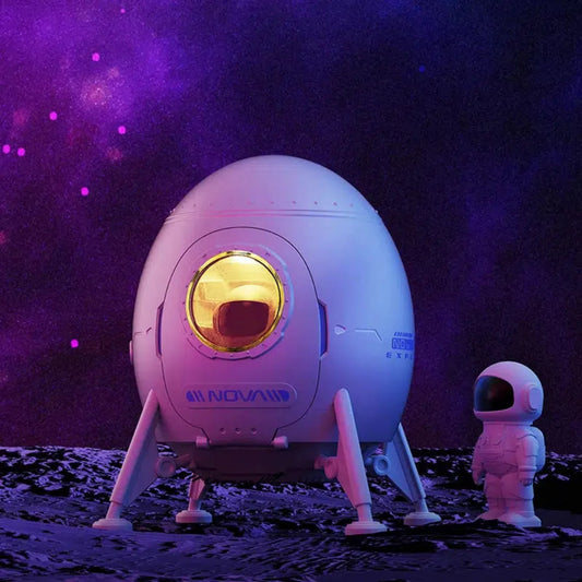 Nachtlicht Sternenhimmel Astronaut mit Raumkapsel LED-Nachtlicht-Ma boutique